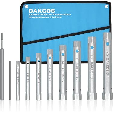 Set Di 2 Chiavi A Doppia Apertura Sottili QUARKZMAN - 12×13 E 14×17 Mm, Per Spazi Stretti, Riparazioni Auto E Fai Da Te