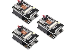 AITRIP 3 Pcs ESP32-CAM Carte WiFi ESP32-CAM-MB Micro USB vers Port Série CH340G avec Carte de Développement de Module de Caméra OV2640 2MP Compatible avec Arduino IDE Arduino Raspberry Pi