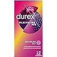Durex Pleasure Me Condoms Ribbed & Dotted Regular Fit 12s