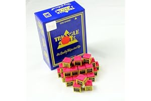 12 Pieces RED TRIANGLE Snooker & Pool Chalk - Worlds Most Popular Chalk!