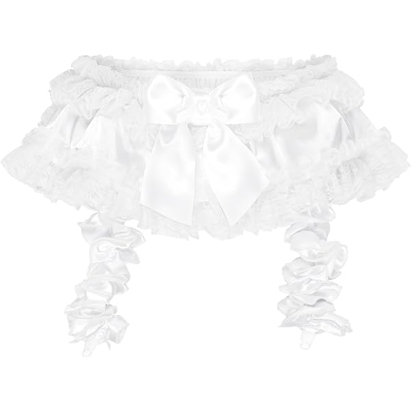 Porte-jarretelles Satin Rose - 6 Sangles, Clips Métalliques - Tailles S à XXL (tour De Taille 26-46 Pouces) - Style Rétro Profond - 4