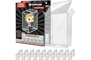 CoolChange Funda Protectora Compatible con Funko Pop! | Protector Case para Pop 4” empaque | Protector de Figuras | 20 pzs.
