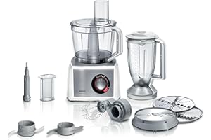 Bosch Hausgeräte MC812S814 MultiTalent - Robot de cocina compacto (3,9 L, 1250 W), color blanco