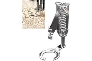 ckpsms Marca -# 4021L-OT 1 PZ DARNING Open Toe Motivo Ricamo Libero Piedino Adatto per Kenmore Brother Elna Singer White
