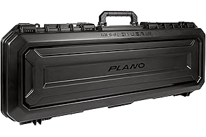 Plano All Weather 42" Tactical Weapon Case with Wheels Black with Insertable Foam Waterproof and Dustproof Protection TSA Airline Approved for Travel