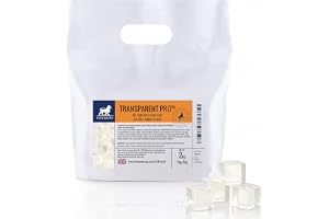 Forbury 2 kg (1 kg + 1 kg) tvålbas transparent, superklar SLS FreeRohseife Seifenbasis (SLS-frei superklar, Direct Melt and P