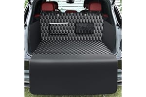 KYG Protector Maletero Coche Perro XXXL Antideslizante Impermeable con Protección Lateral Cubre Maletero Coche Resistente a la Suciedad Fácil de Limpiar Protector Maletero Camión, SUV, 195 x 105 cm