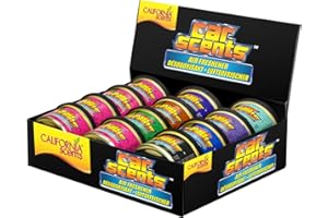 CALIFORNIA CAR SCENTS California Scents 12 CT-CB Lot de 12 désodorisants pour Voiture