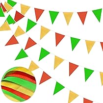 Bandierine Pavese 38m - 100 Pezzi Multicolore, Per Feste, Carnevale E Decorazioni Esterne/Interne - Foto 10