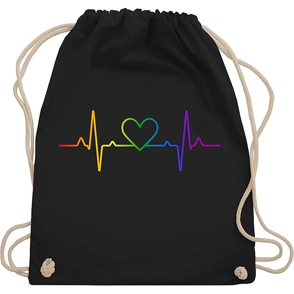 Shirtracer Pride Turnbeutel - Regenbogen Design LGBTQ Geschenk Für CSD