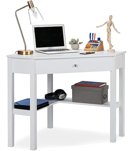 Corner Desktop Bookshelf Desk Organizer By Miza