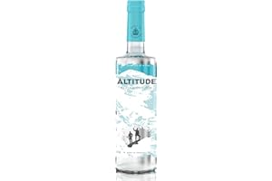 Altitude Gin 70cl - Alpine London Dry Gin (ABV 43% d'alcool) | Gin Sec Premium primé né à Chamonix - Infusé de fleurs de sureau, de genévrier, d'écorce d'orange et de Mountain Gin Botanicals