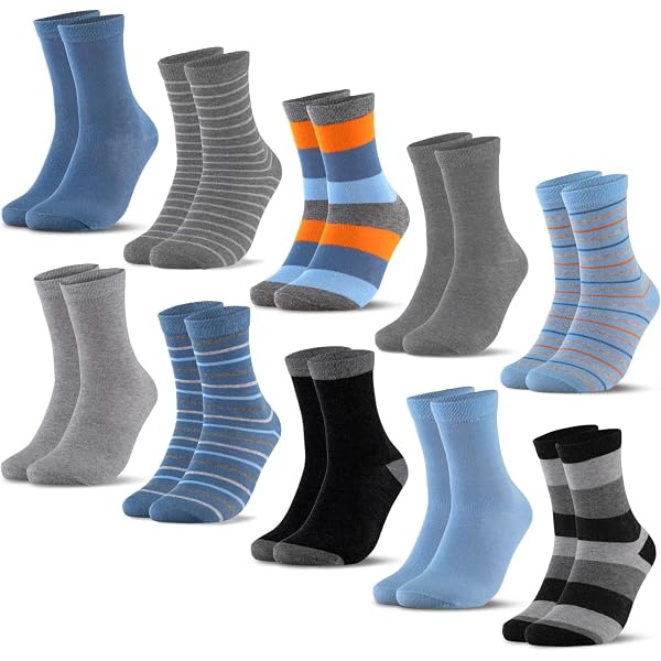 Lot De 3 Paires Chaussettes Enfant Vitsocks - 98% Coton Doux - Tailles 23-26 à 31-34 - Mi-Mollet