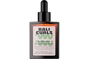 ‎BALI CURLS BY HANK GE BALI CURLS Rosemary Grow Scalp & Hair Oil – Haaröl mit Rosmarin, Sapoteöl & Mikroalgen – Vegane Kopfhautpflege & Haaröl-Kur – Curly Methode geeignet – 50ml