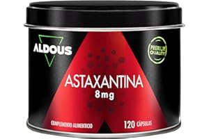 ALDOUS BIO Astaxantina - 120 Capsule Morbide con 160mg Olio di Astaxantina Naturale - Estratto Haematococcus Pluvialis - Antiossidanti Integratori Sistema Immunitario, Occhi, Pelle - Senza OGM - ALDOUS