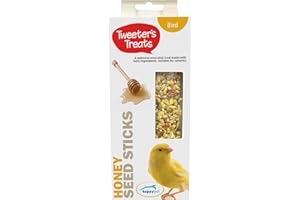 Tweeter's Treats Seed Sticks for Canaries, Honey, 2 Count (Pack of 1)