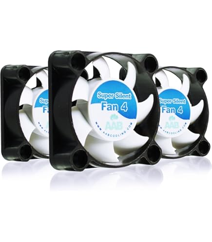 JZK 2pcs 40 * 40 * 10mm DC 5V USB Mini Cooling Fan With Wires, 4010