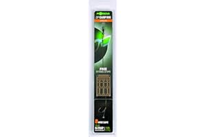 Korda - N Trap DF Rig Size Wide Gape B 10 15lb | Barbless Carp Fishing Rig | Pre-Tied for Easy Use | Versatile for Boilies, Pop-Ups & Bottom Baits