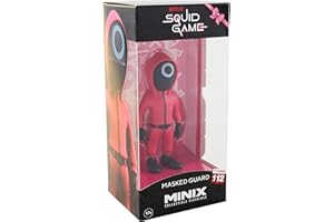 MINIX Collectible Figurines, Figur: The Squid Game – Masked Guard, 12 cm Sammelfigur, Ab 17+ Jahren, Deutsch
