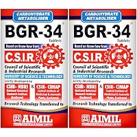 AIMIL BGR-34 Herbal Tablets For Health & Diabetes Control| 100 Tablets (Pack of 2)