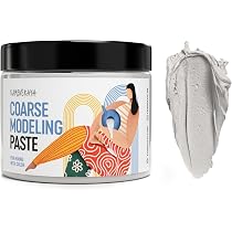 Pasta De Textura Fina LM 1.7kg - Blanco, Para Arte Y Manualidades, Compatible Con Pintura Acrílica