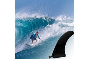 Honatrv Pinna Tavola da Surf con Viti, Pinne della Tavola da Surf Rimovibile 25x16,5x0,9cm, Pinna SUP per Surf, Paddleboard, Kayak