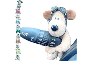 DUOPAI Car Decoration Dog, Chien de Décoration de Voiture, Figurine de Chien en Peluche, Décoration de Voiture Mignonne, pour Tableau de Bord Ornement Intérieure Décoration