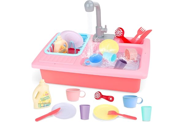 deAO - Kids Toy, KS-R, rosa, 40,5 x 27,5 x 29 centimeter