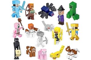 WINUOYANG Cake Topper, 16Pcs Birthday Party Decorations 3D Happy Birthday Cake Topper for NTN Game Party Supplies Decorations for Boys Girls(16Pcs)