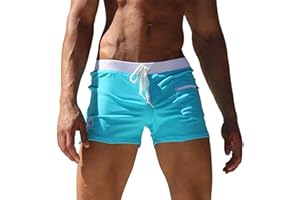 LikeJump Traje de baño de Talle bajo para Hombre, Pantalones Cortos de Surf, Traje de baño