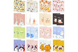 MEIYIFAN 48 Pezzi Mini Quaderno(7 x 10.5 cm),Block Notes Tascabile,Tascabile Piccolo Blocchetti per Scuola,Fare una Lista, Registrare l'ispirazione, Promemoria Quotidiani