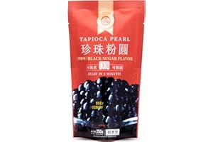 WUFUYUAN (PARTY TIME) Wu Fu Yuan Black Tapioca Pearl, 250 g (Packaging May Vary)