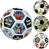 Gen&eacute;rico Personalised Football with Name, Text or Photos | Football Ball | Personalized Gift for Dad, Mom, Coach, Boyfriend,