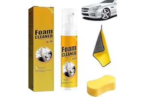 Gienslru All Around Master Schiuma detergente, Schiuma detergente multifunzionale per auto, Schiuma detergente per auto, Schiuma magica per auto, Schiuma detergente per tutti gli usi (30ML, 1pezzi)