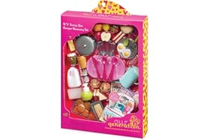 Our Generation - Set di Accessori per Camper R.V. Seeing You - Cibo Giocattolo - Set da Cucina - Accessori per Bambole da 46 cm - Gioco di finzione - Giocattolo per Bambini dai 3 Anni in su