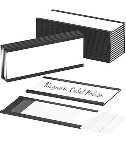 Etichette Adesive Per Dorso Racoglitori | 50 Pezzi Bianche 3.6x19cm | Per Organizzazione Ufficio - Foto 6