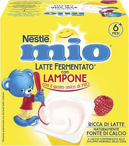 NESTLÉ MIO Merenda al Latte Fermentato Lampone 100g
