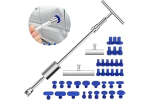 Upriver Dent Puller Kit with T bar Remover Car Dent Removal Repair Tools Kit for Car Dent Repair and Metal Surface Dent Removal Dent Repair Kit