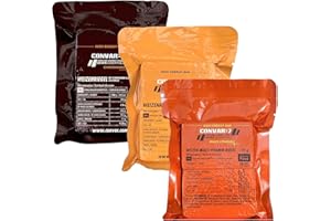 CONVAR n. v. - High Energy Bar Mix, benutzbar als Notvorrat, Notverpflegung, Notration, für Outdoor Aktivitäten, Krisenvorsorge - wertvolle Inhaltsstoffe - kompakte Verpackung -3 x 125g