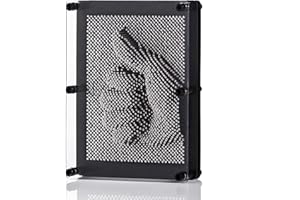 LATRAT Nagelspiel zum Abformen von 3D Abdrücken, Handabdruck, Fingerabdruck Nadel Malerei Skulptur Pin, 176X127X47MM