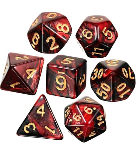 Dés Jdr DollaTek Glitter Point Juego De Dados Poliédricos Juegos De Mesa Dados 3 Juegos Dados 3 X 7 (21 Piezas) Serie De Dados D20 D12 D10 D8 D6 D4 DND RPG