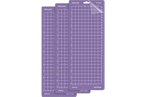 Realike Tappetino da taglio Strong Grip per macchina da taglio e scrittura Cricut Joy, 11,4 x 30,5 cm, ricambio, adesivo, 3 tappetini
