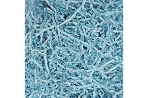 KDMNZOO 200g blau Raffiabast Geschreddertes Papier Für Geschenkbox Füllmaterial Geschenk, Füllmaterial Für Pakete Präsentkorb DIY Party Hamper Füllung