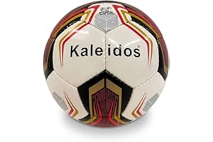 Mondo Sport - Pallone da futsal METEOR R.C. KALEIDOS - misura 4 professional - 440 g - bianco grigio oro - 13605