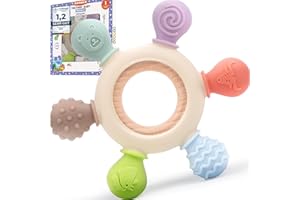 Okonkn Mordedor Bebe Refrigerante-Juguetes Bebes 3-6-12 Meses Para Bebe Recien Nacido Bebe Reborn Regalos Bebe