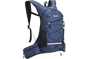 Fistcale Lightweight Breathable Bike Backpack, 8L Foldable Running Daypack, Functional Gift for Men & Women Daily Commutes, Cycling, Jogging, Hiking