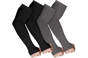 V.E UV Sun Protection Arm Sleeves for Men & Women, UPF 50 Arm Cover for Biking,Cricket,Cycling, Golf, Outdoor Sports