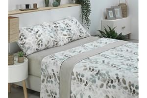 D&D Quality BONCASA Juego de sábanas Invierno de CORALINA Extra Suave (Modena Beig, Cama 150)