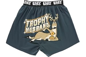 Lazy One Men's Buck Naked Deer Leisure Sleep Short Boxers