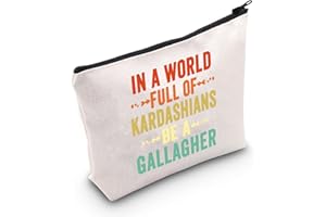 LEVLO Shameless TV Show Cosmetici Make Up Bag Gallagher Fan Regalo In Un Mondo Pieno di Kardashians Be A Gallagher Shameless Makeup Zipper Pouch Bag Per Amico Famiglia, Essere un Gallagher
